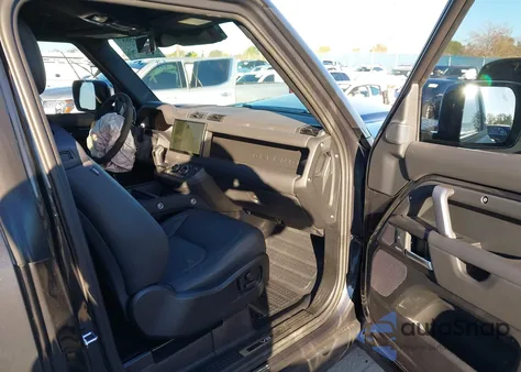 2024 Land Rover Defender Carpathian Edition from USA, damaged, VIN SALEW6EE4R2326924